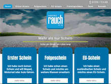 Tablet Screenshot of fahrschule-rauch.at